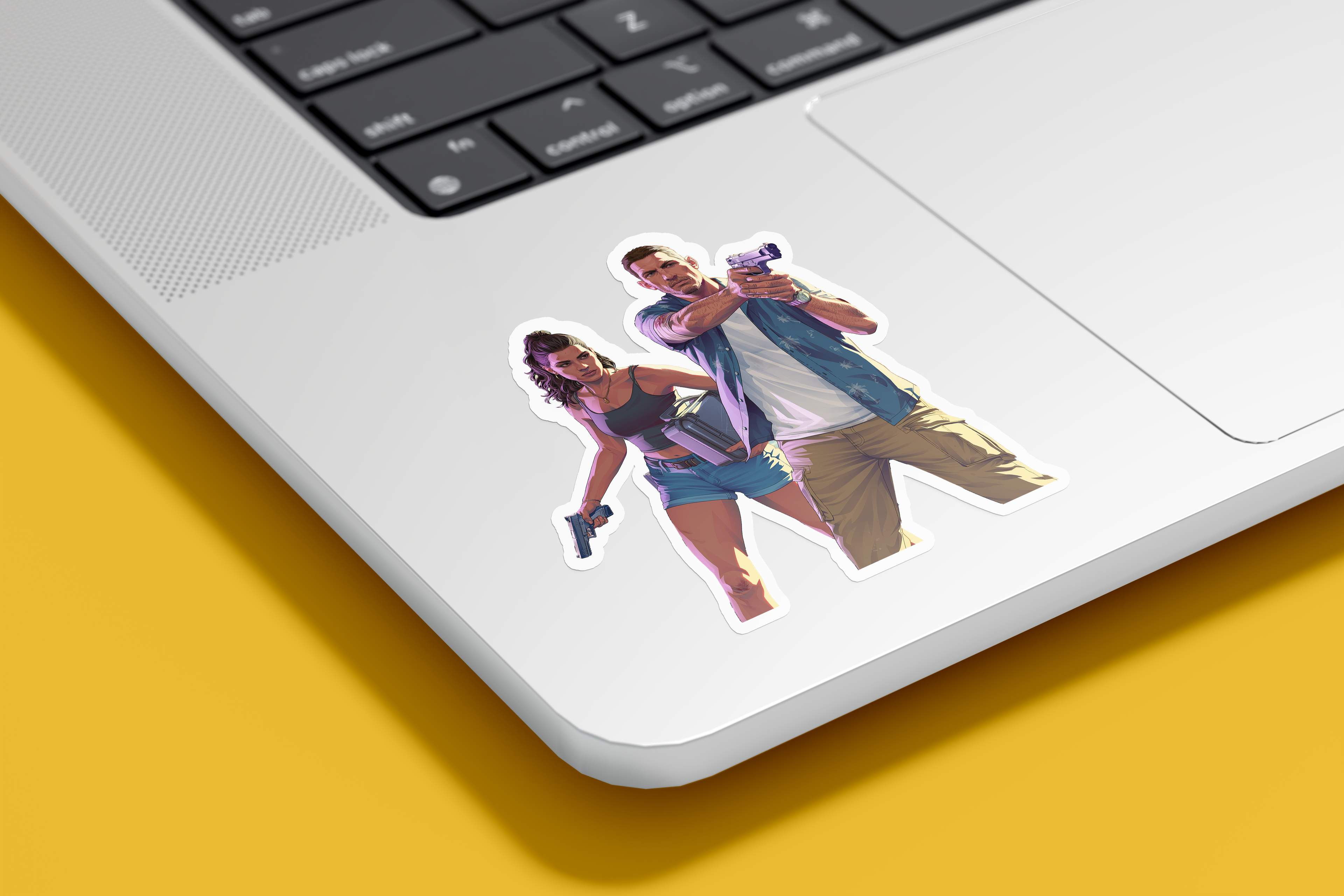 GTA 6 Stickers – Pack of 20 for Laptops, Consoles, Journals, and More