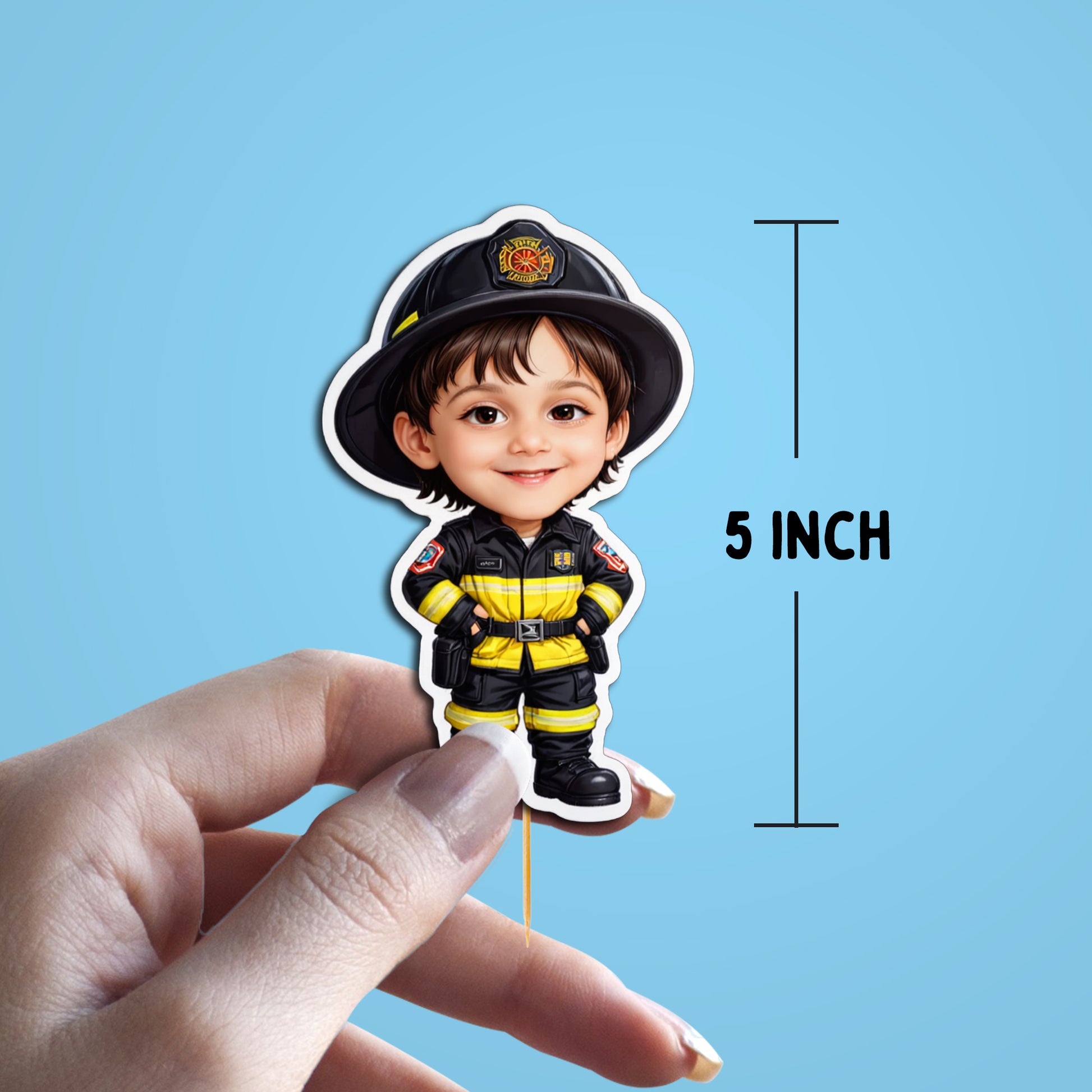 Personalised Cake Toppers For Birthday Celebrations - (Pack of 10)