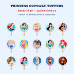 Disney Princess cupcake toppers full design catalog