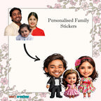 Personalised Family Stickers For Decor, Use on Laptops, Mobiles