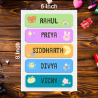 Waterproof Kids Name Labels - School, Daycare & Preschool Stickers