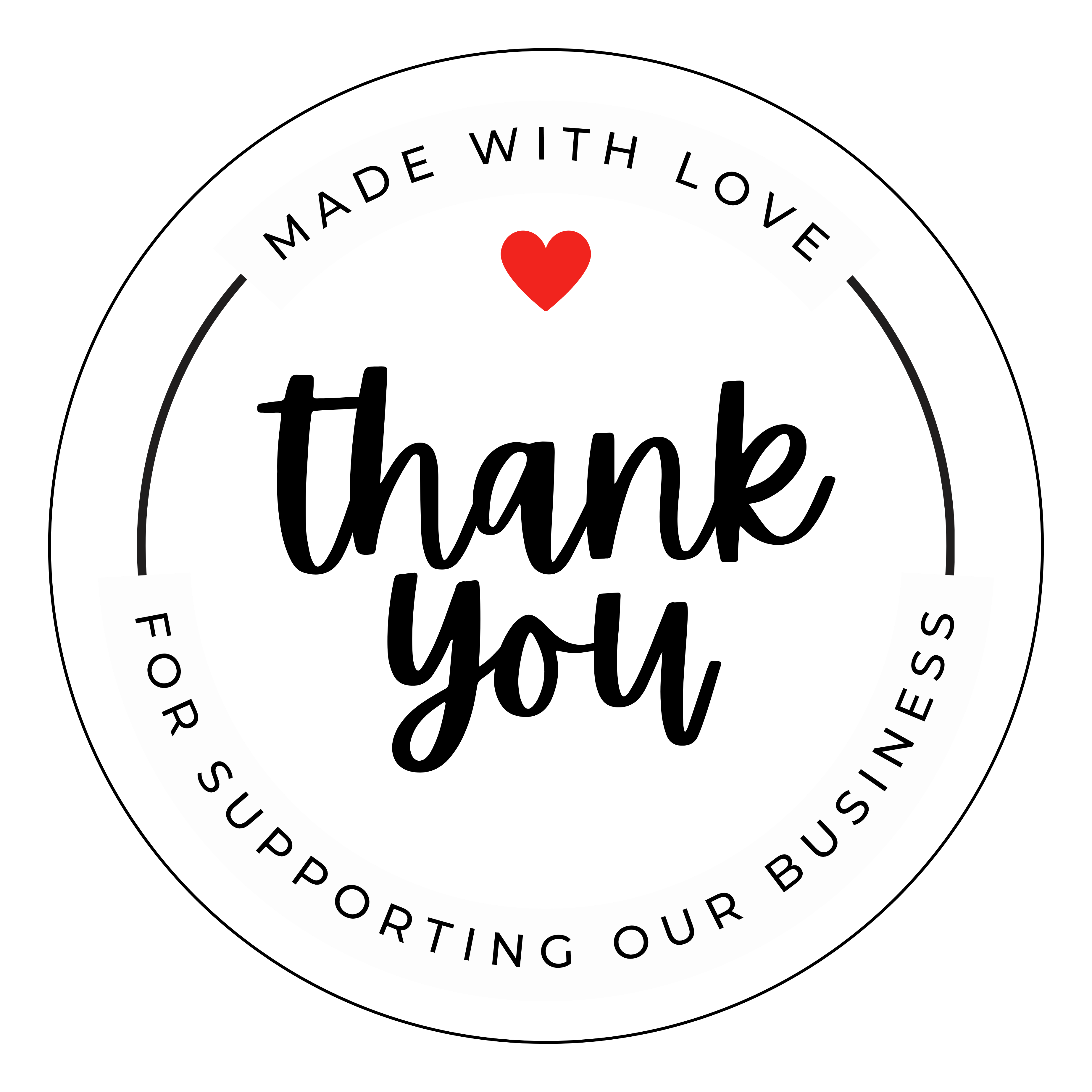 Thank You Sticker Labels Small Business – Custom Packaging Sizes