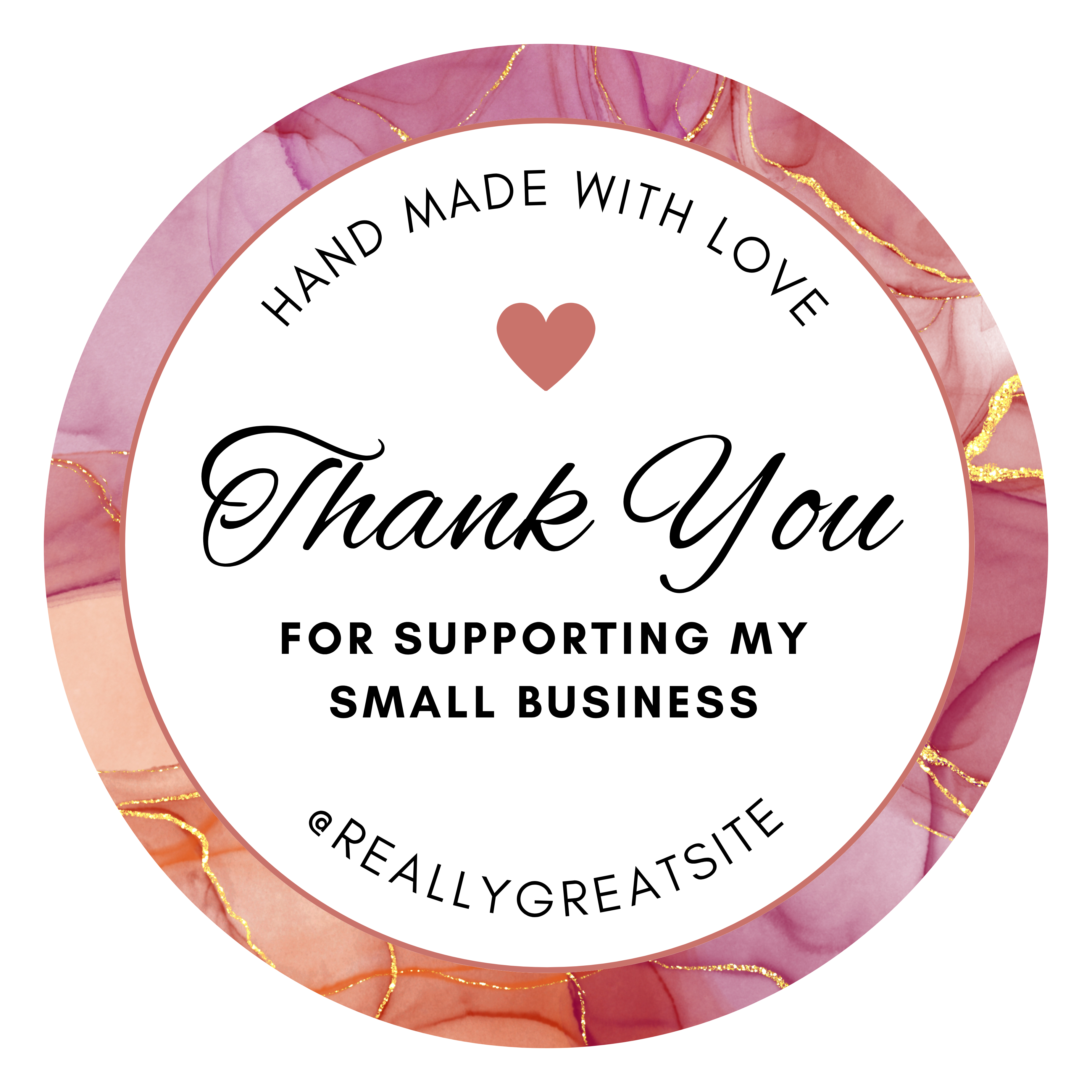 Thank You Sticker Labels Small Business – Custom Packaging Sizes