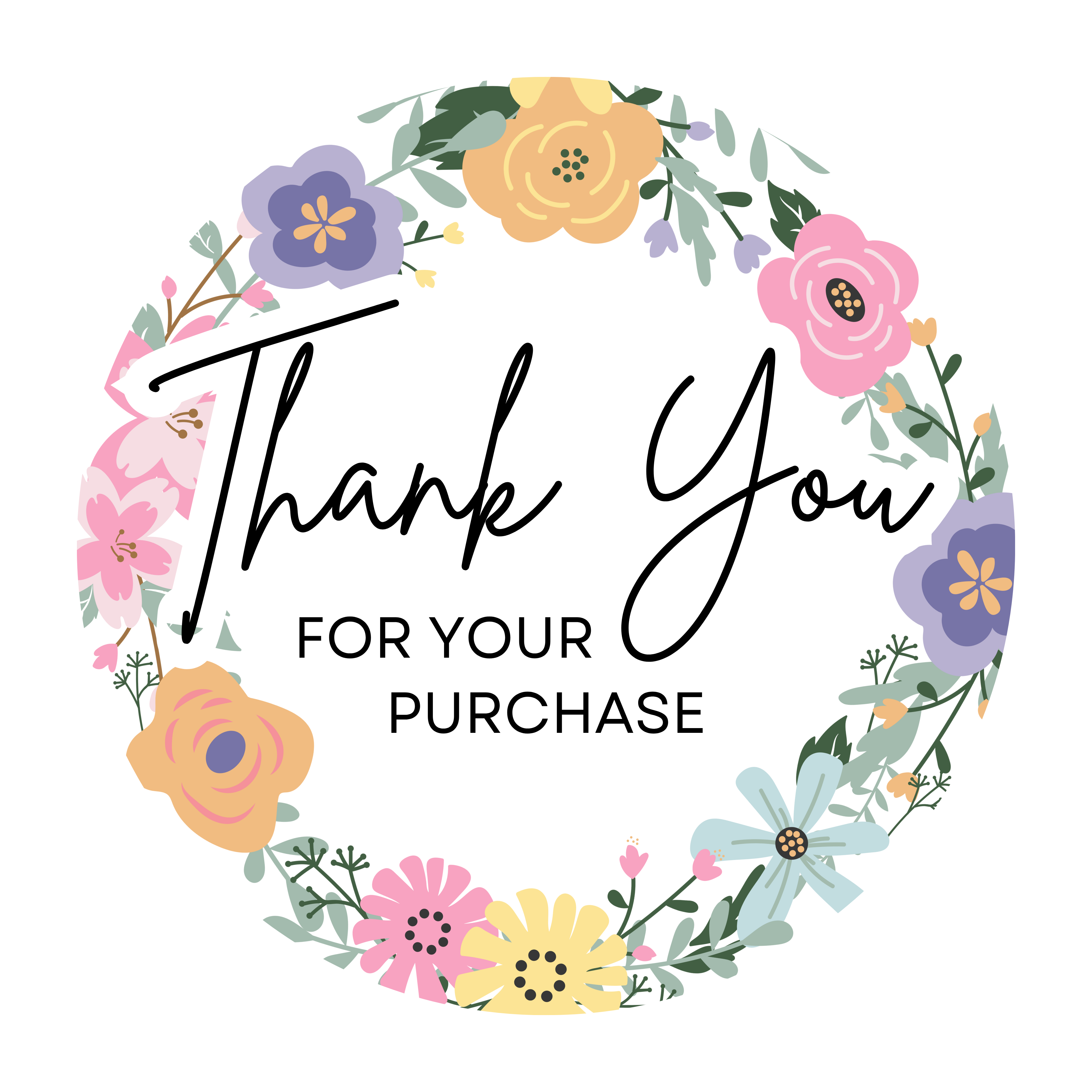 Thank You Sticker Labels Small Business – Custom Packaging Sizes