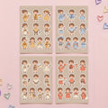 Kawaii Chibi Yukata Stickers – 4x6 inch Aesthetic Sticker Sheets (Pack of 4) | For Journals, DIY Gifts, Planners, School Projects, Gift Wraps & More