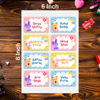 Waterproof Kids Name Labels - School, Daycare & Preschool Stickers