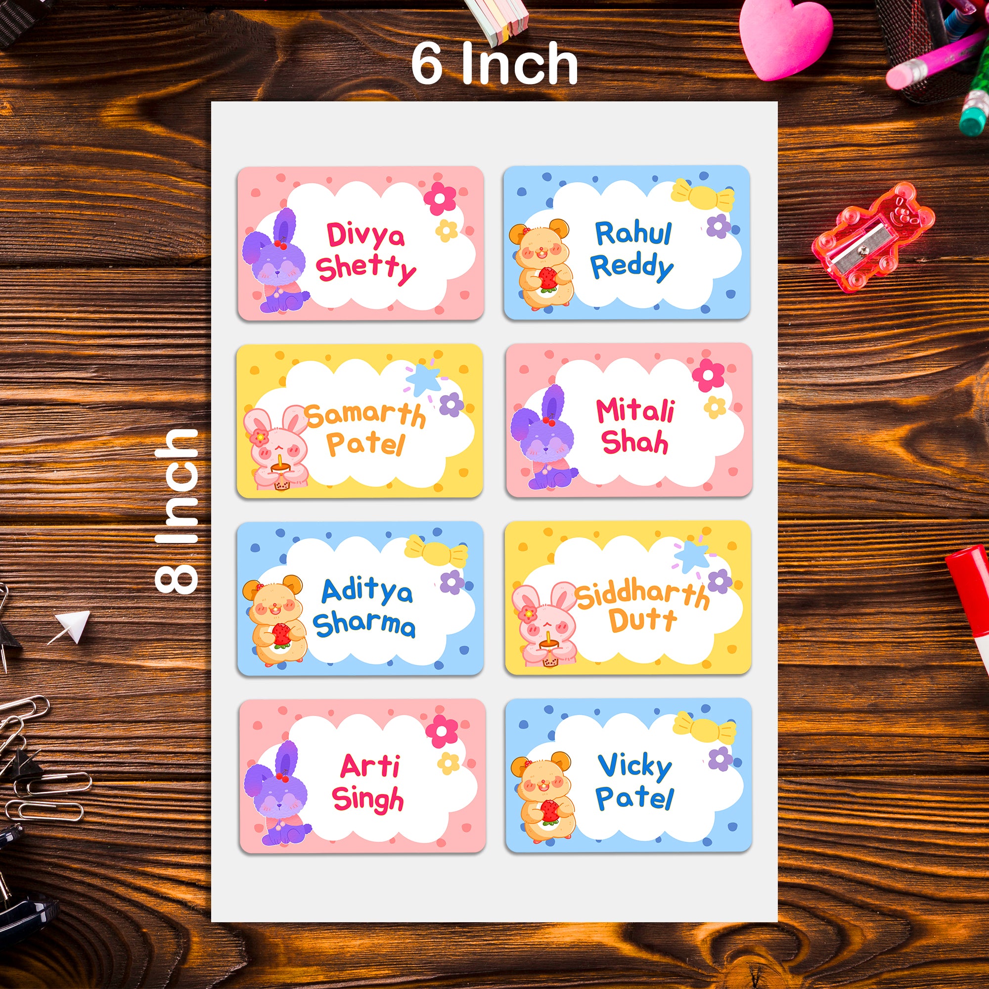 Waterproof Kids Name Labels - School, Daycare & Preschool Stickers